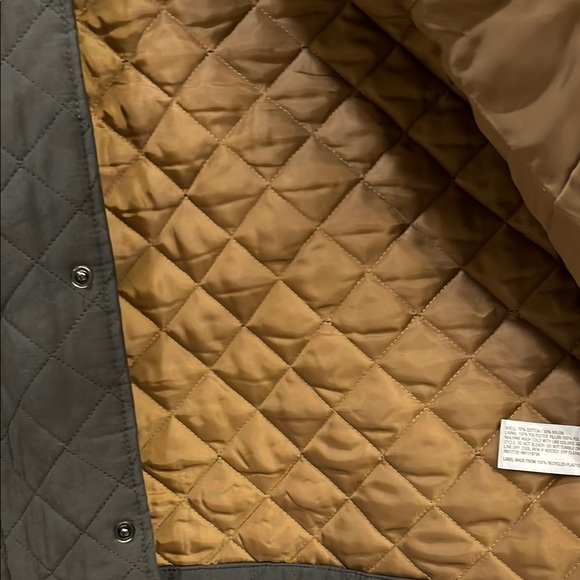 Army Green Quilted Jacket - Picture 5 of 9